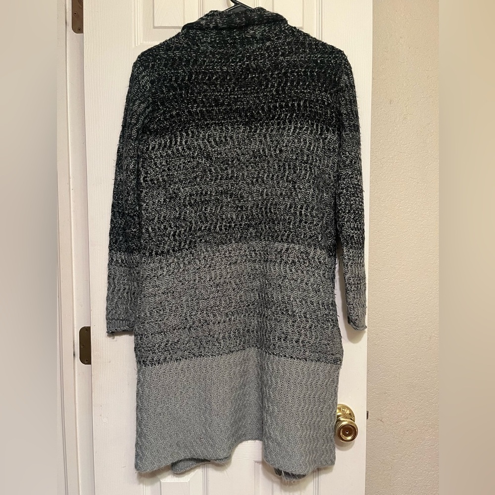 Paper Crane Long Open Front Cardigan Size Small - Picture 5 of 5